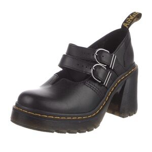 Dr. Martens Black Platform Mary Jane Women's Shoes